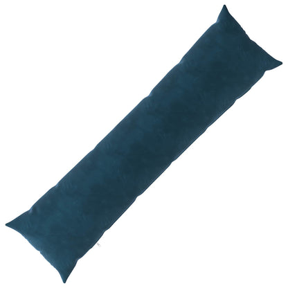 vidaXL Cushion with Pillow HEERLEN Blue 40 x 145 cm Velvet