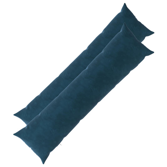 vidaXL Cushion with Pillow HEERLEN 2 pcs Blue Velvet
