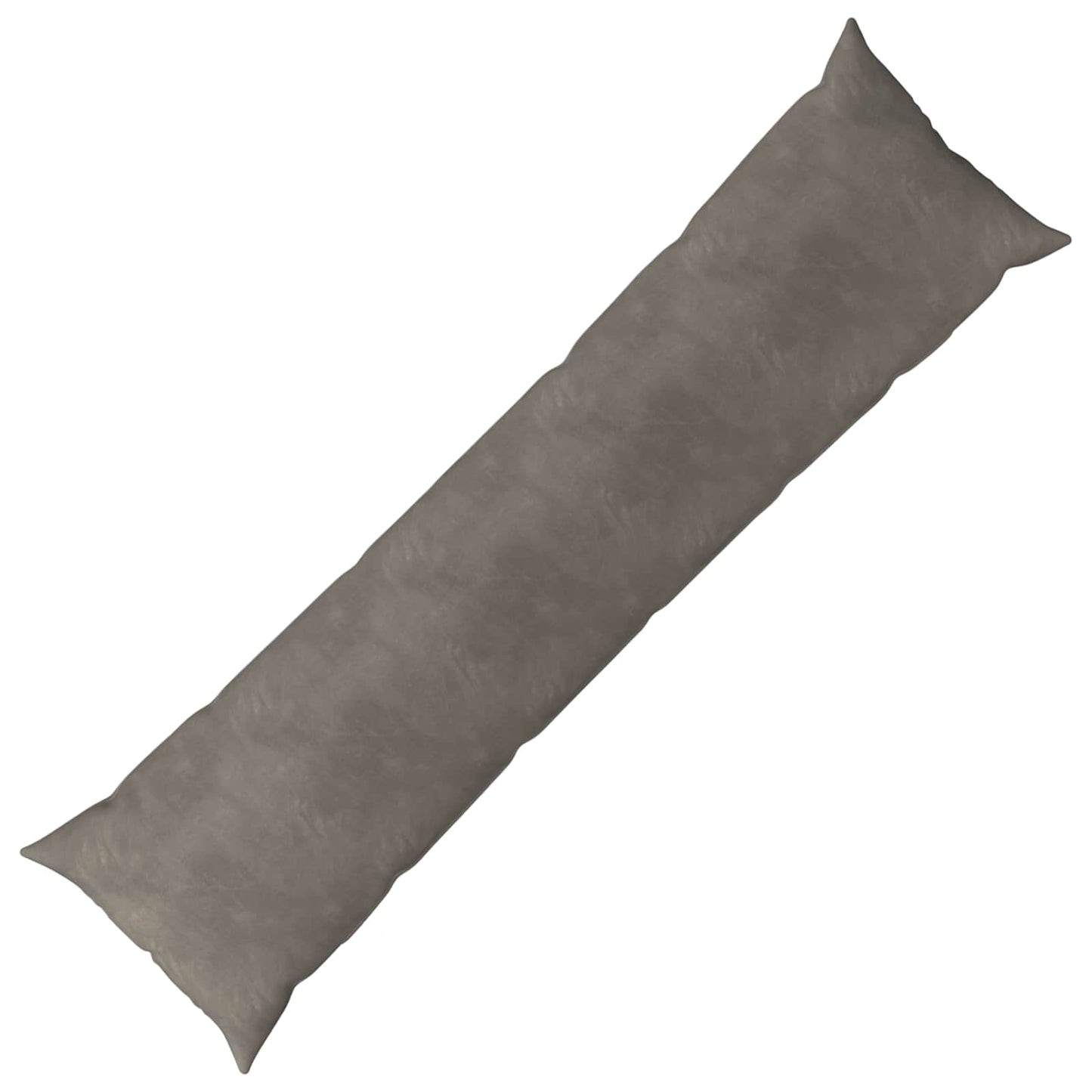 vidaXL Cushion with Pillow HEERLEN Light Grey 40 x 145 cm Velvet