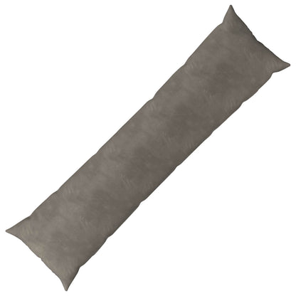 vidaXL Cushion with Pillow HEERLEN Light Grey 40 x 145 cm Velvet