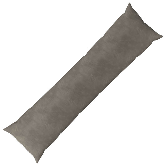 vidaXL Cushion with Pillow HEERLEN Light Grey 40 x 145 cm Velvet