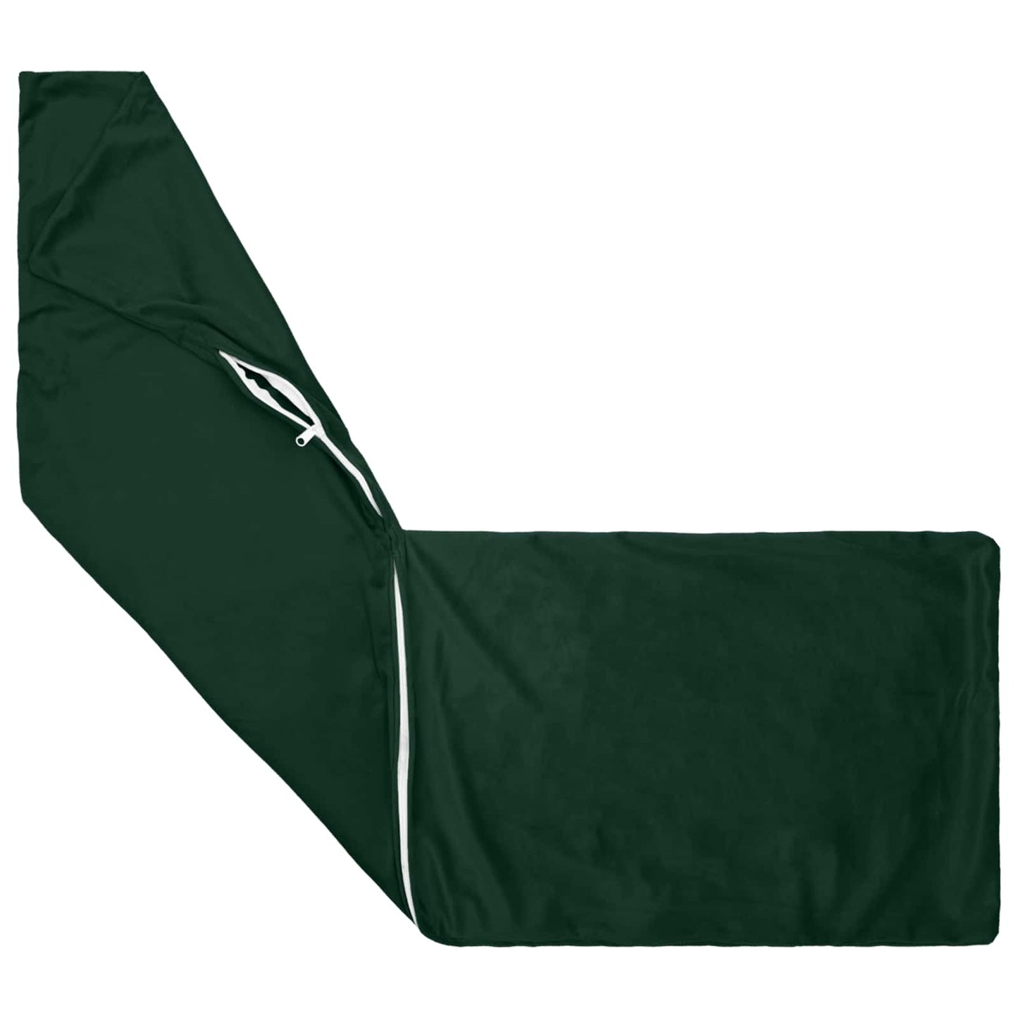 vidaXL Cushion with Pillow HEERLEN 2 pcs Dark Green Velvet
