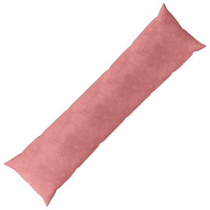 vidaXL Cushion with Pillow HEERLEN Pink 40 x 145 cm Velvet