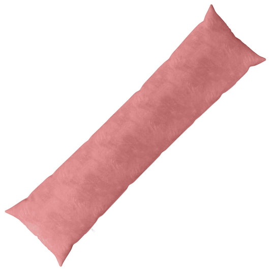 vidaXL Cushion with Pillow HEERLEN Pink 40 x 145 cm Velvet