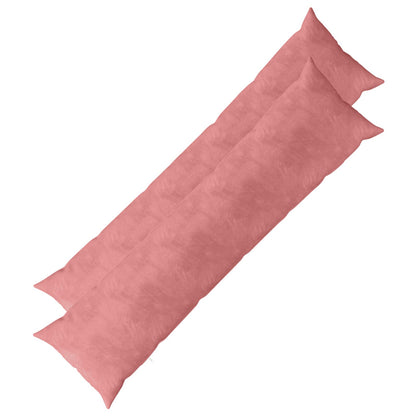 vidaXL Cushion with Pillow HEERLEN 2 pcs Pink Velvet