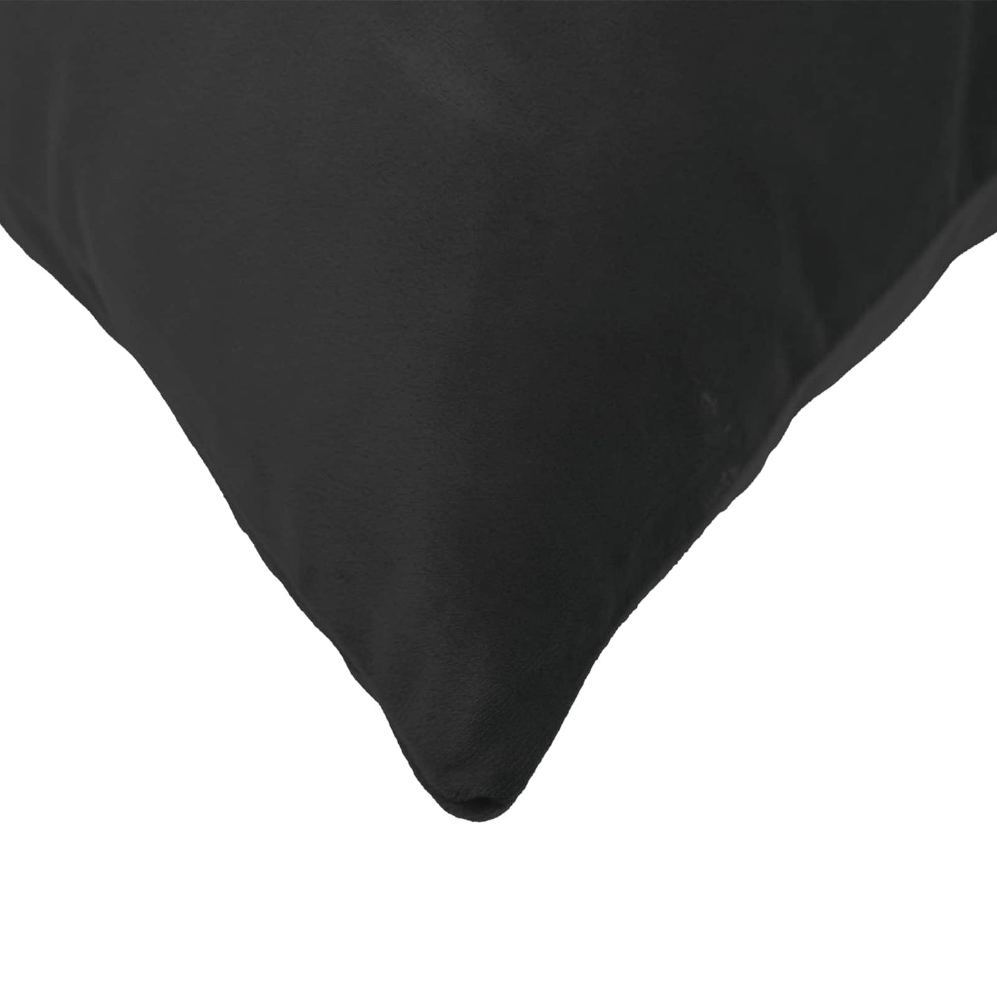 vidaXL Cushion with Pillow HEERLEN Black 40 x 145 cm Velvet