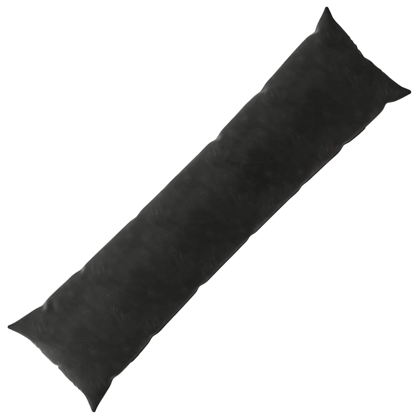 vidaXL Cushion with Pillow HEERLEN Black 40 x 145 cm Velvet