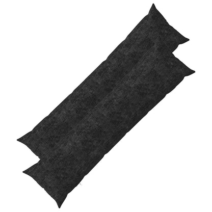 vidaXL Throw Pillow 2 pcs HEERLEN Anthracite 40 x 145 cm