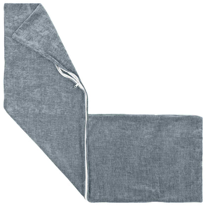 vidaXL Throw Pillow HEERLEN Light Blue 40 x 145 cm Chenille Fabric