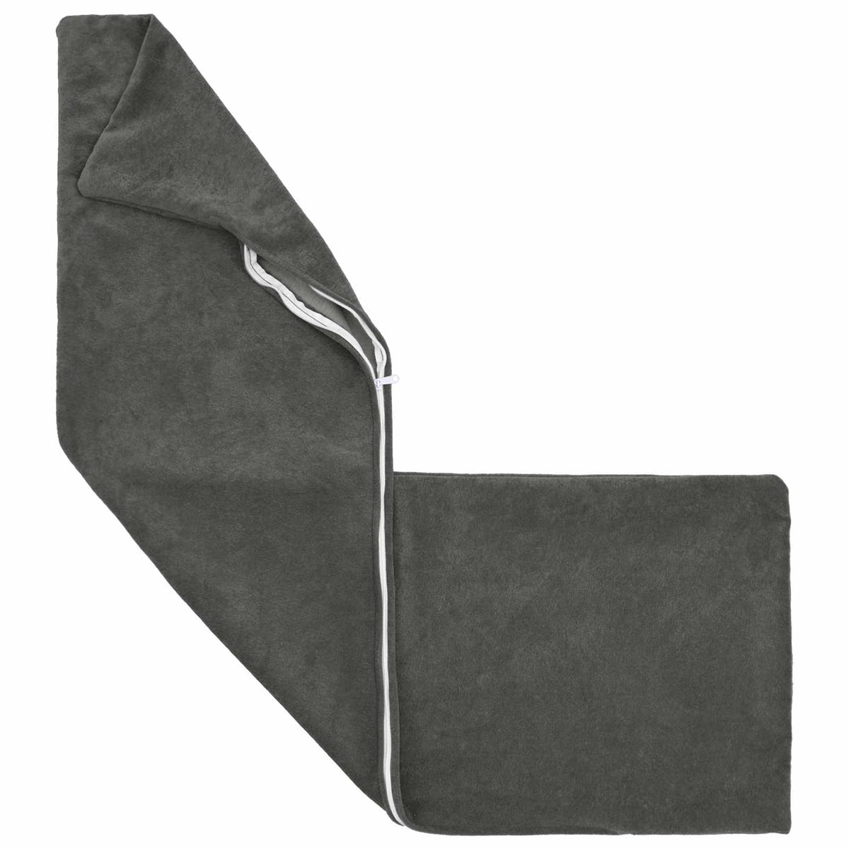 vidaXL Cushion with Pillow HEERLEN 2 pcs Anthracite Microfiber Fleece