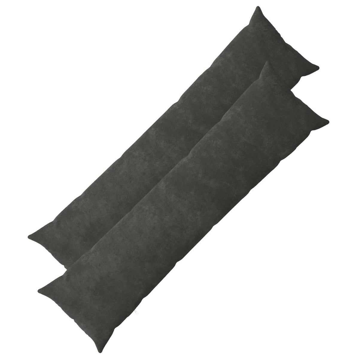 vidaXL Cushion with Pillow HEERLEN 2 pcs Anthracite Microfiber Fleece