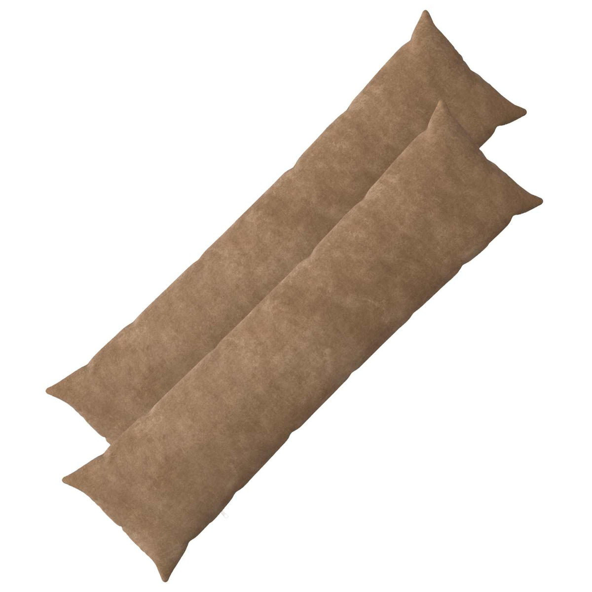 vidaXL Cushion with Pillow HEERLEN 2 pcs Taupe Microfiber Fleece