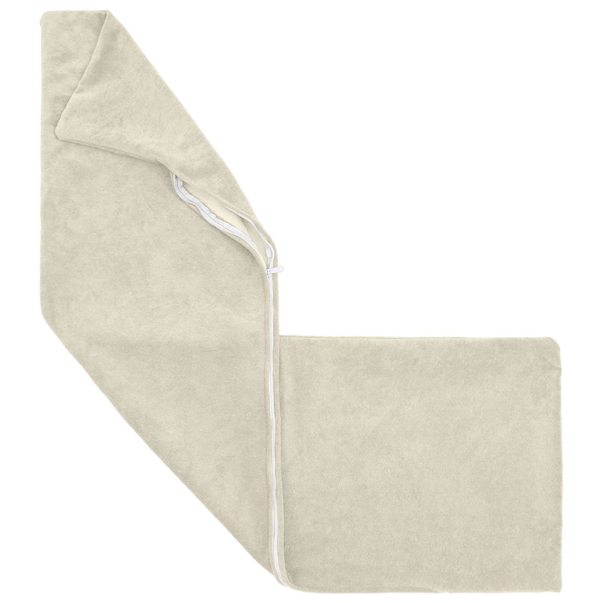 vidaXL Cushion with Pillow HEERLEN Cream 40 x 145 cm Microfiber Fleece