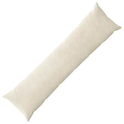 vidaXL Cushion with Pillow HEERLEN Cream 40 x 145 cm Microfiber Fleece