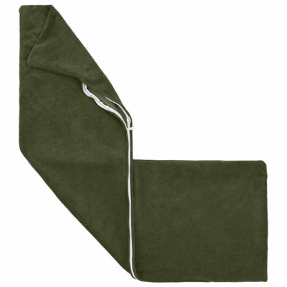 vidaXL Cushion with Pillow HEERLEN Green 40 x 145 cm Microfiber Fleece