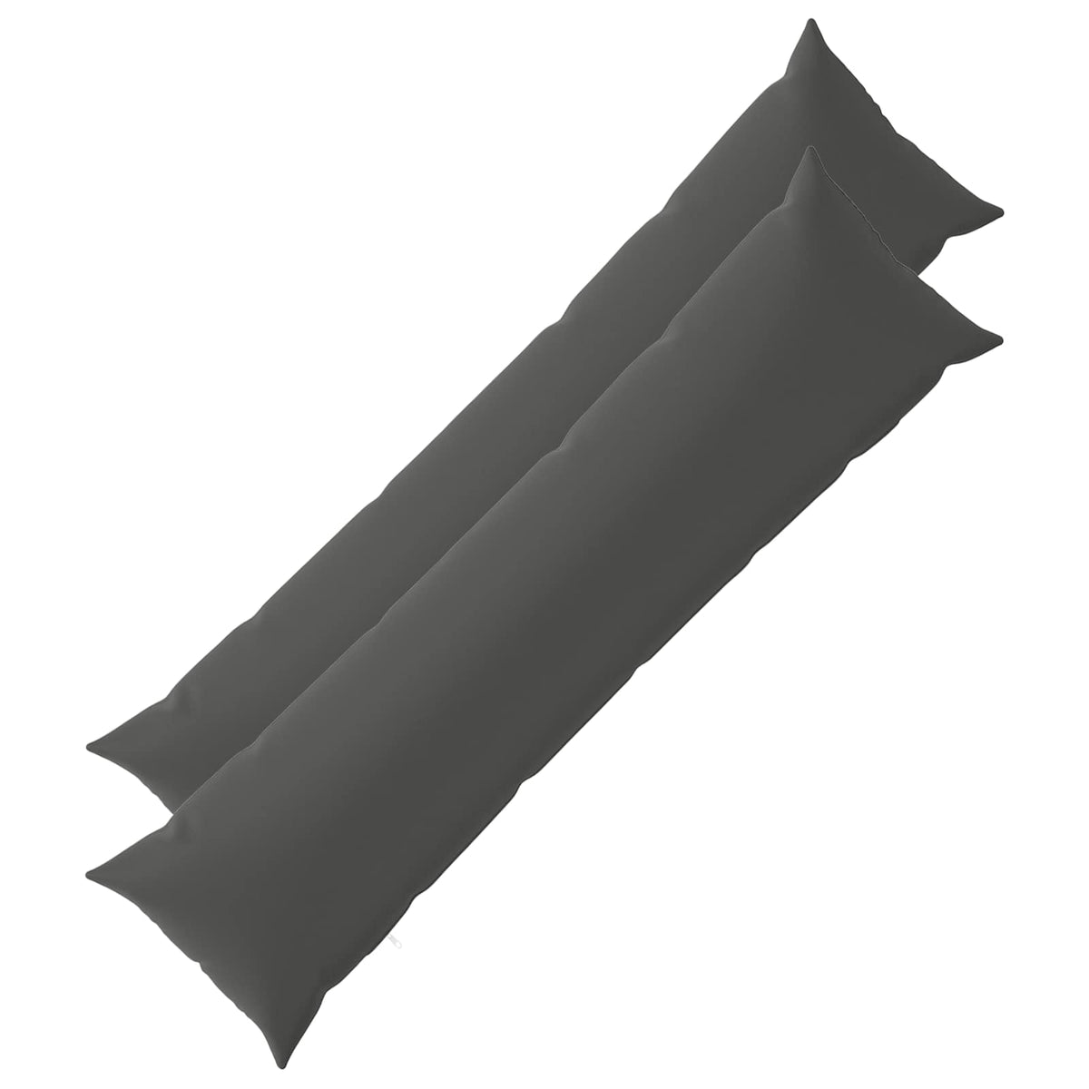 vidaXL Throw Pillow 2 pcs HEERLEN Anthracite 40 x 145 cm Polyester