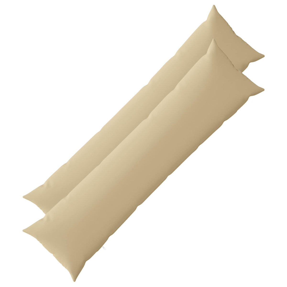 vidaXL Throw Pillow 2 pcs HEERLEN Beige 40 x 145 cm Polyester