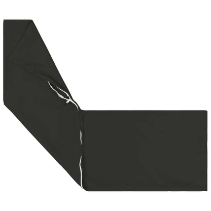 vidaXL Cushion with Pillow HEERLEN 2 pcs Black Polyester