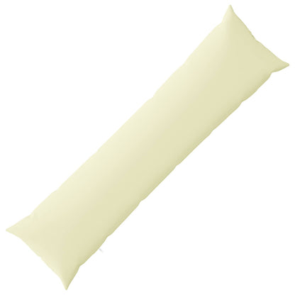 vidaXL Cushion with Pillow HEERLEN Cream 40 x 145 cm Polyester