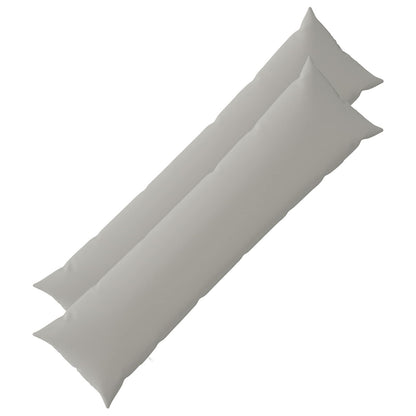 vidaXL Cushion with Pillow HEERLEN 2 pcs Grey Polyester