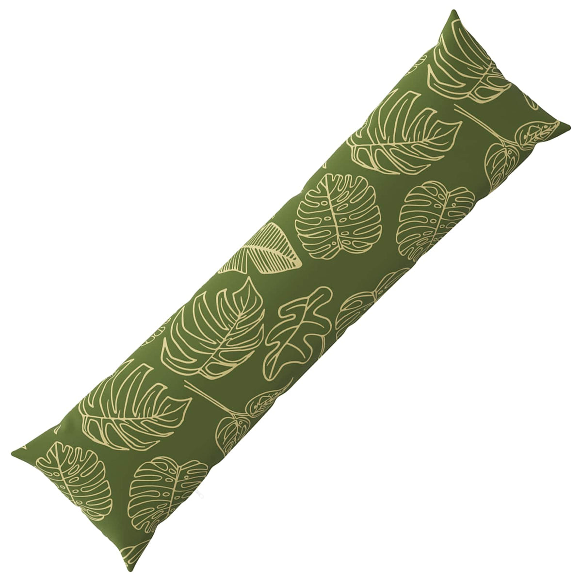 vidaXL Throw Pillow HEERLEN Leaf Design 40 x 145 cm Polyester