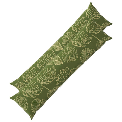 vidaXL Throw Pillow 2 pcs HEERLEN Leaf Design 40 x 145 cm Polyester