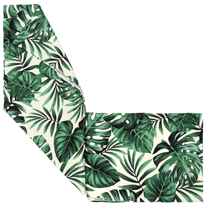 vidaXL Cushion with Pillow HEERLEN Leaf Pattern 40 x 145 cm Polyester