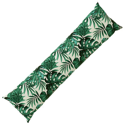 vidaXL Cushion with Pillow HEERLEN Leaf Pattern 40 x 145 cm Polyester
