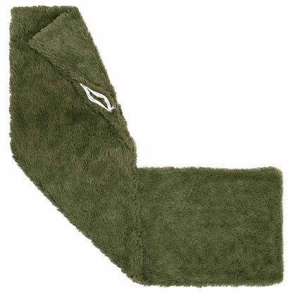 vidaXL Cushion with Pillow HEERLEN Green 40 x 145 cm PV Fleece