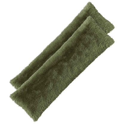 vidaXL Cushion with Pillow HEERLEN Green 40 x 145 cm PV Fleece