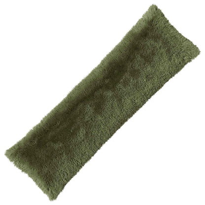 vidaXL Cushion with Pillow HEERLEN 2 pcs Green PV Fleece