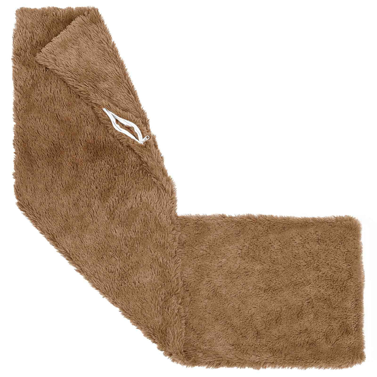 vidaXL Cushion with Pillow HEERLEN 2 pcs Taupe PV Fleece