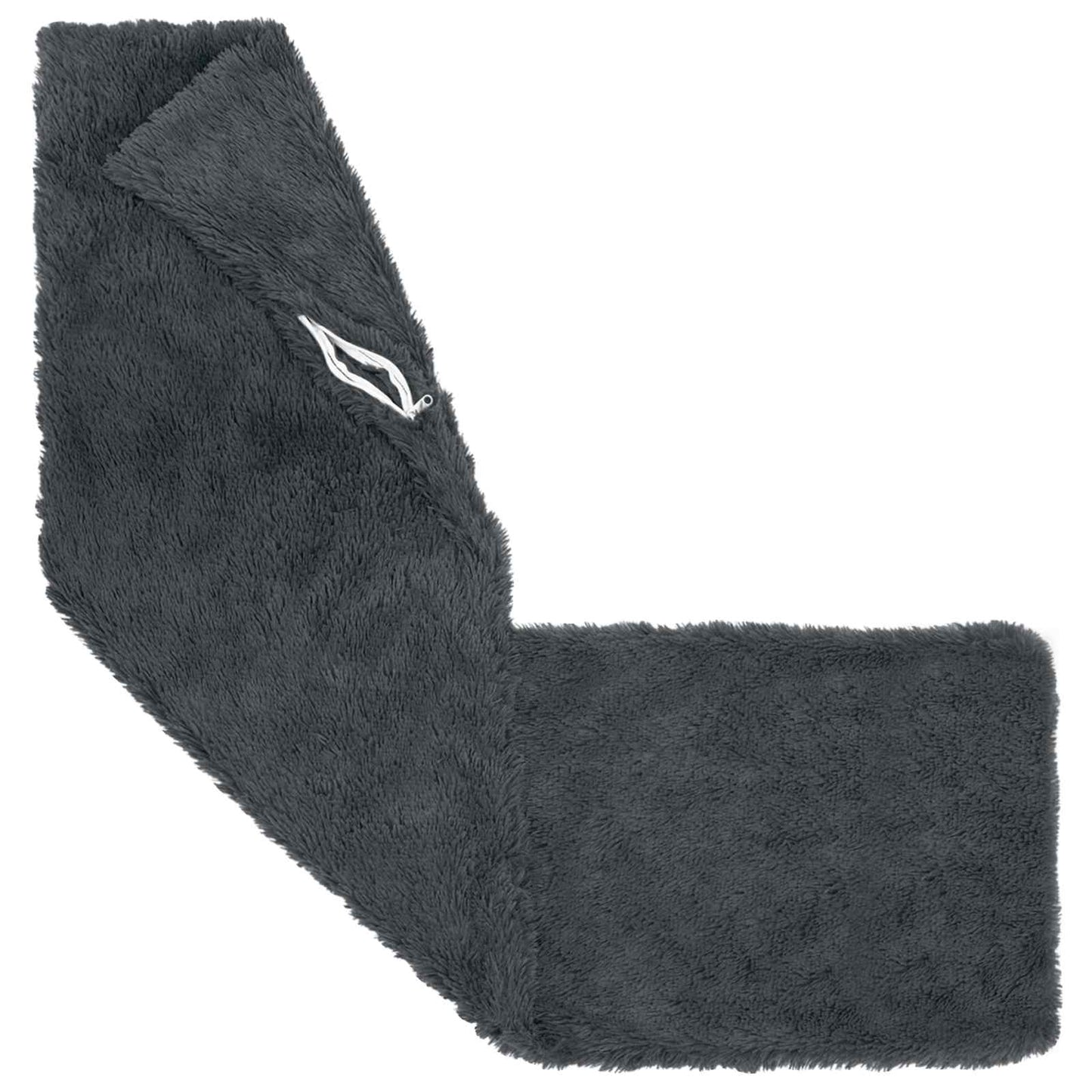 vidaXL Cushion with Pillow HEERLEN Anthracite 40 x 145 cm PV Fleece