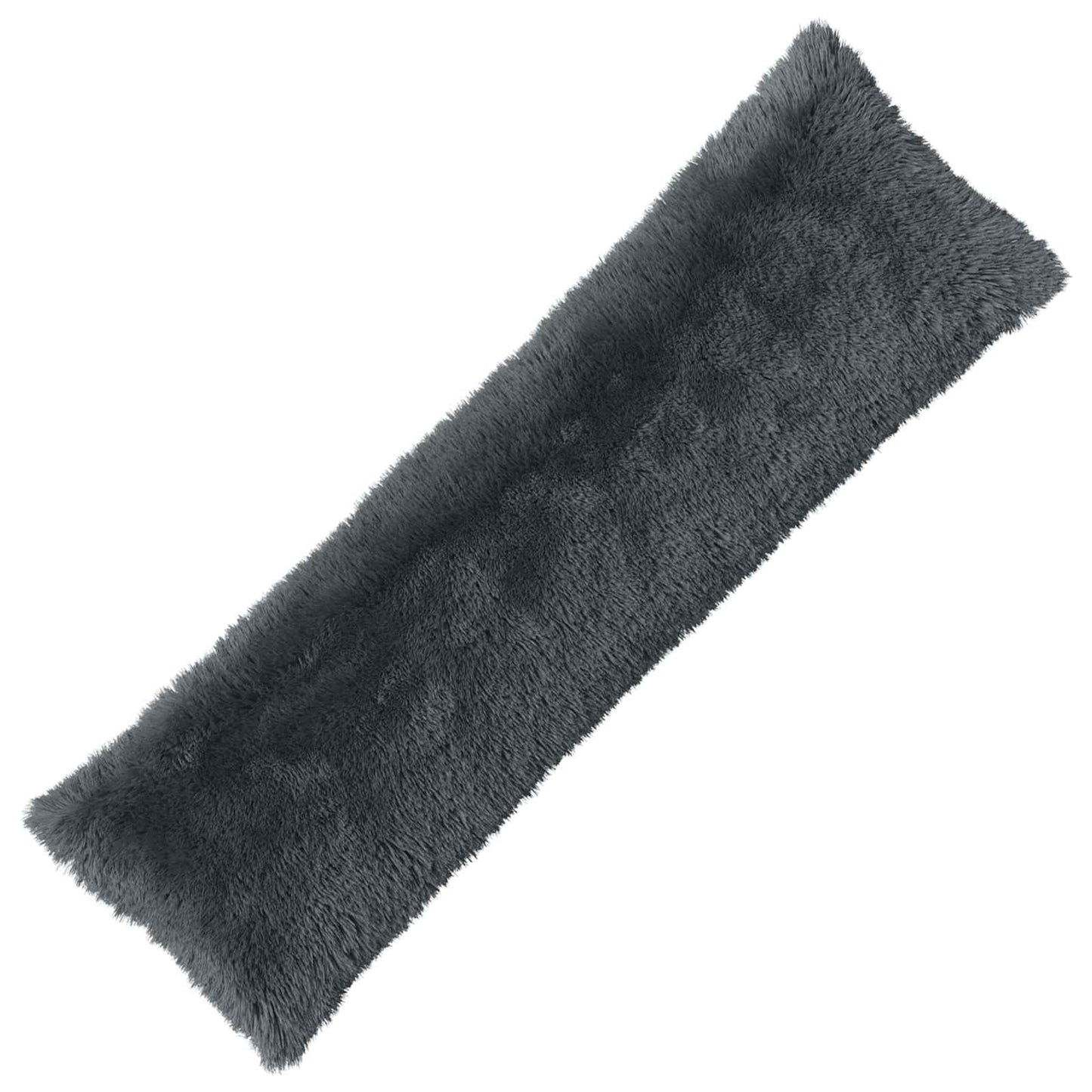 vidaXL Cushion with Pillow HEERLEN Anthracite 40 x 145 cm PV Fleece