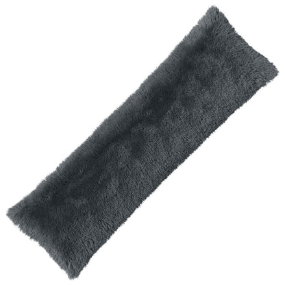 vidaXL Cushion with Pillow HEERLEN Anthracite 40 x 145 cm PV Fleece