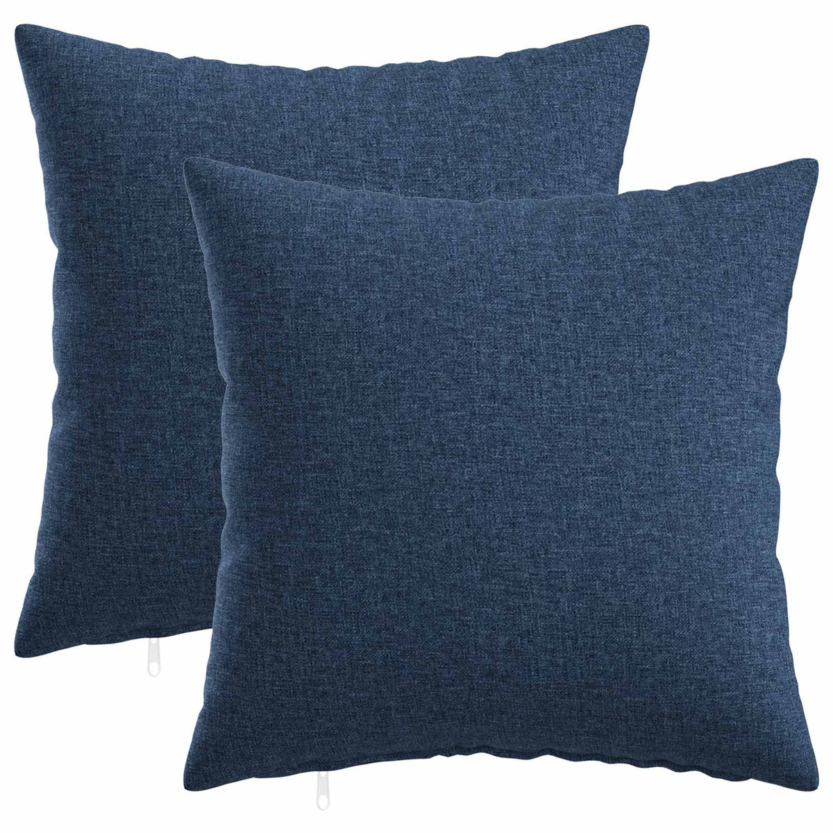 vidaXL Cushion with Pillow HEERLEN 2 pcs Blue Fabric
