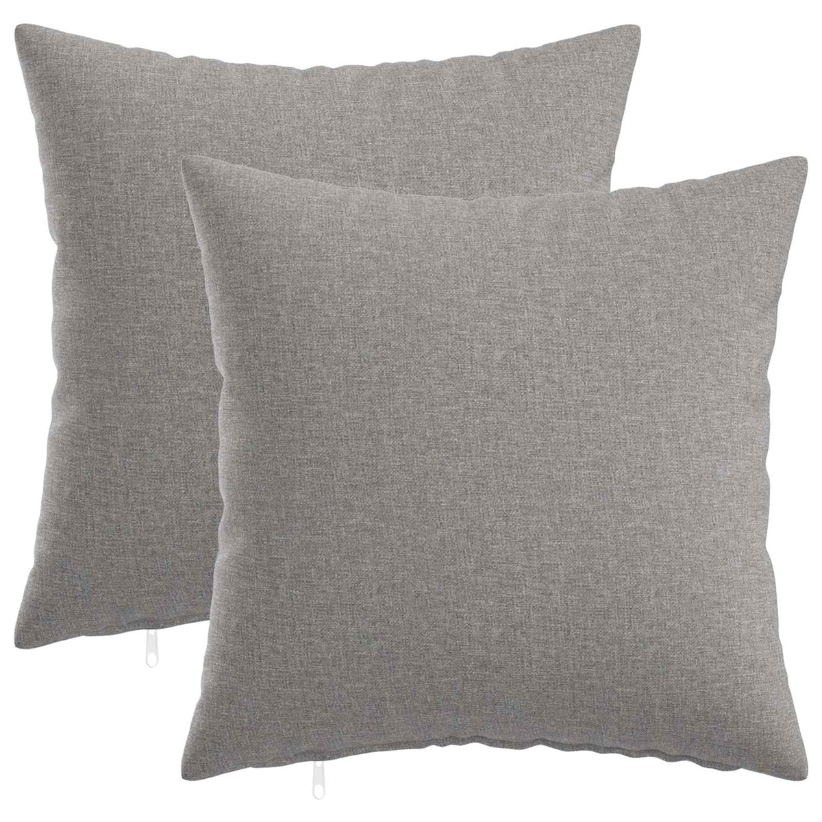 vidaXL Cushion with Pillow HEERLEN 2 pcs Cloud Grey Fabric