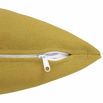 vidaXL Cushion with Pillow HEERLEN 6 pcs Light Green Fabric