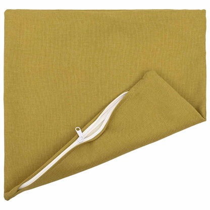 vidaXL Cushion with Pillow HEERLEN 6 pcs Light Green Fabric