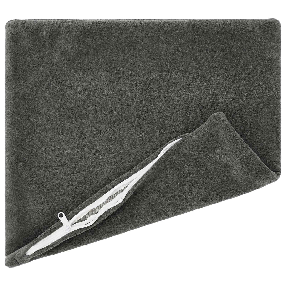 vidaXL Cushion with Pillow HEERLEN 12 pcs Anthracite Microfiber Fleece