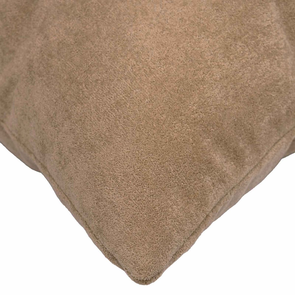 vidaXL Cushion with Pillow HEERLEN 6 pcs Taupe Microfiber Fleece