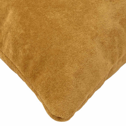 vidaXL Cushion with Pillow HEERLEN 6 pcs Yellow Microfiber Fleece