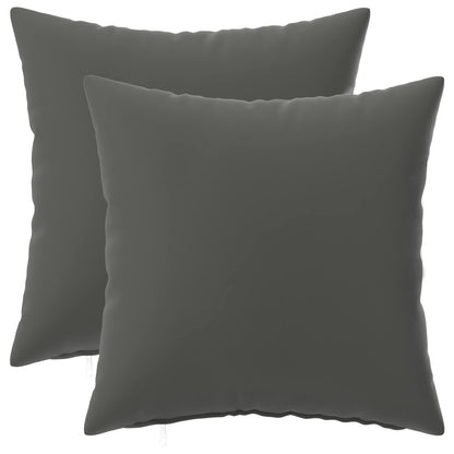 vidaXL Cushion with Pillow HEERLEN 2 pcs Anthracite Polyester
