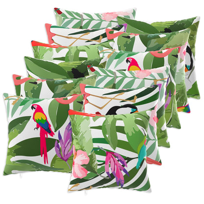 vidaXL Cushion with Pillow HEERLEN 12 pcs Multicolour Polyester