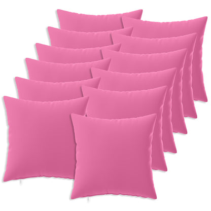 vidaXL Cushion with Pillow HEERLEN 12 pcs Pink Polyester