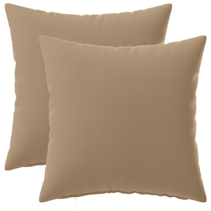 vidaXL Cushion with Pillow HEERLEN 2 pcs Taupe Polyester