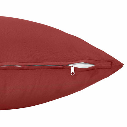 vidaXL Cushion with Pillow HEERLEN 6 pcs Wine Red Polyester