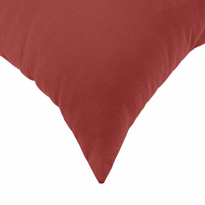 vidaXL Cushion with Pillow HEERLEN 12 pcs Wine Red Polyester