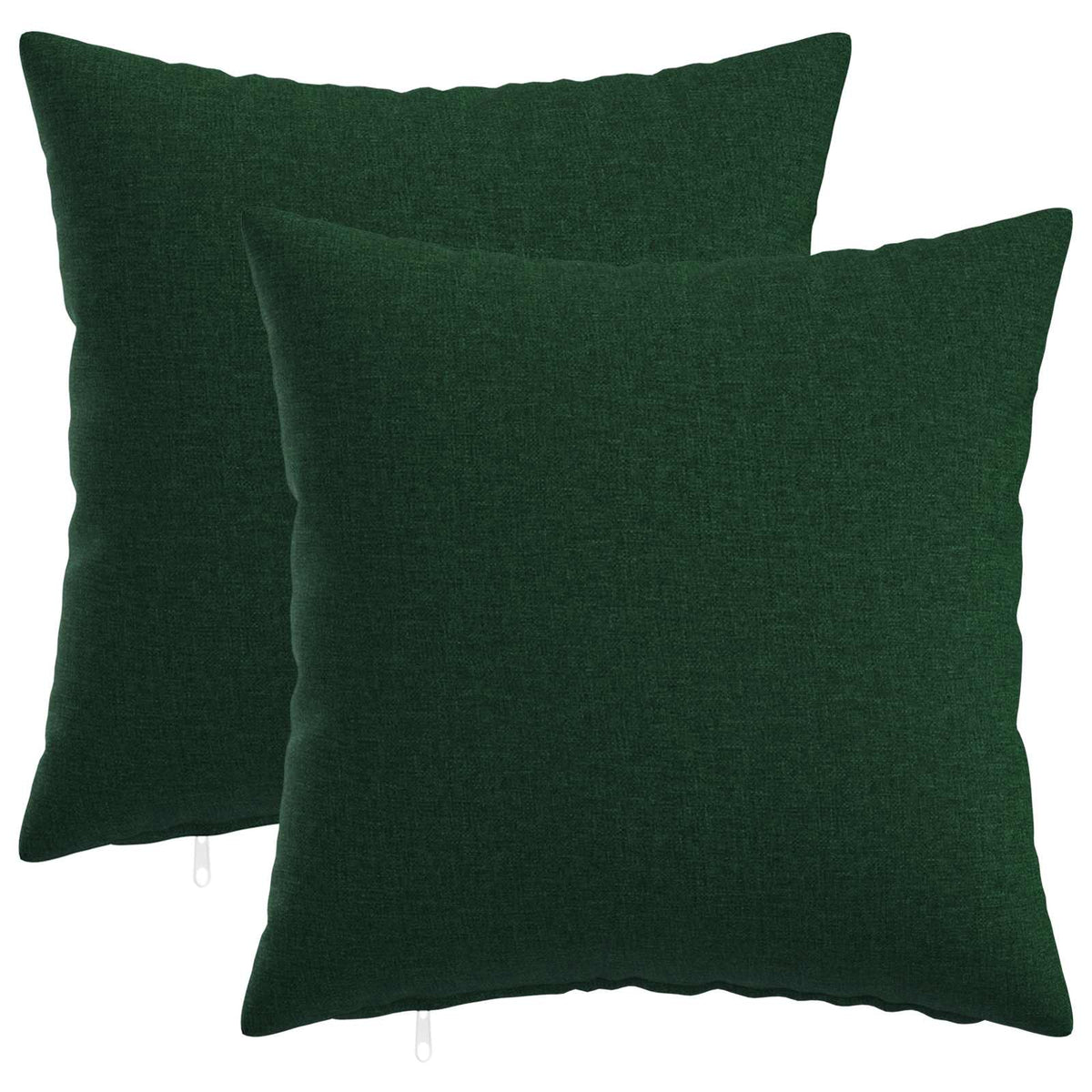 vidaXL Cushion with Pillow HEERLEN 2 pcs Dark Green Fabric