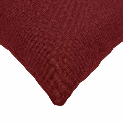 vidaXL Cushion with Pillow HEERLEN 2 pcs Wine Red Fabric